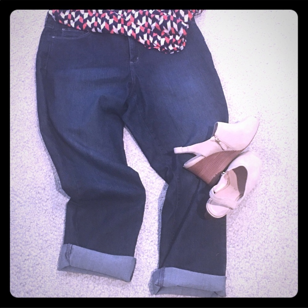 NYDJ size 18w boyfriend blue jean